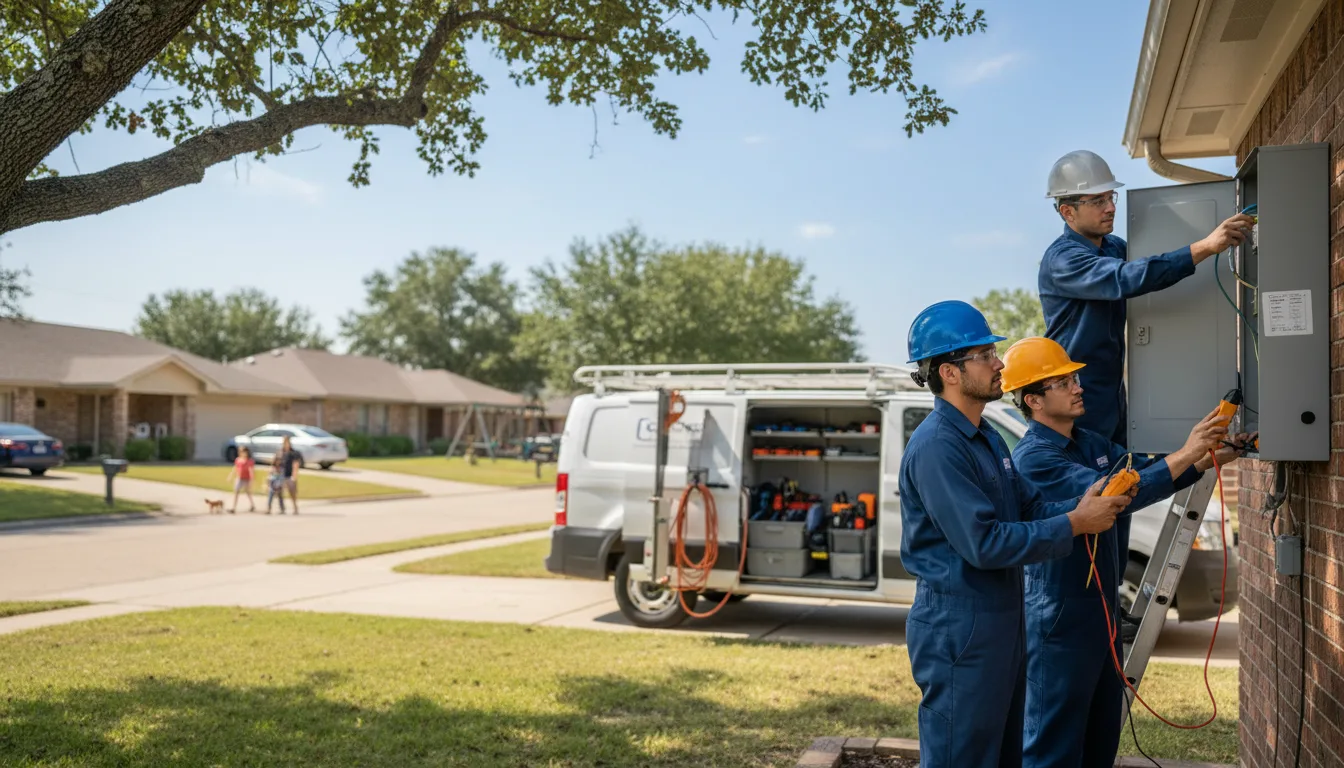 Certified electrician providing emergency electrical services in Cannon Afb, NM
